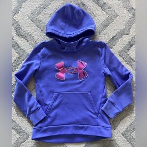 Under Armour girls hoodie in youth medium.  EUC